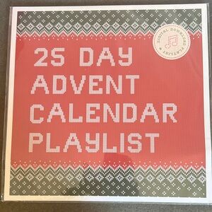 25 Day Advent Calendar Playlist - Red and Gray